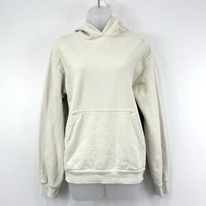 Talentless Hoodie‎ Women's XS Cream Heavyweight Kangaroo Pocket Scott Disick